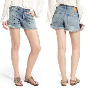 Band of Gypsies Grommet Detail Denim Shorts 24